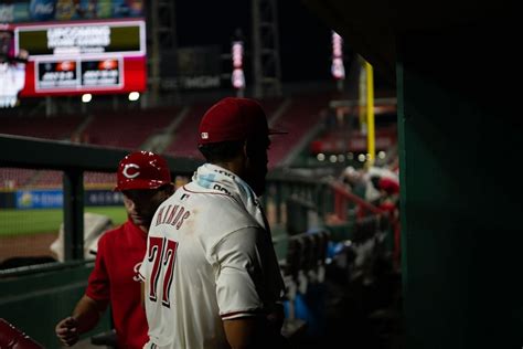 Photos Cincinnati Reds Prospect Rece Hinds Dazzles In Mlb Debut