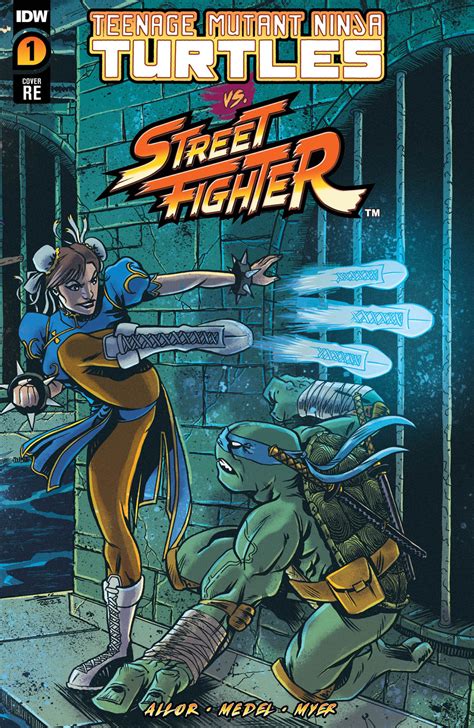 Teenage Mutant Ninja Turtles Vs Street Fighter Rich Woodall Jetpack Comics Exclusive Ships