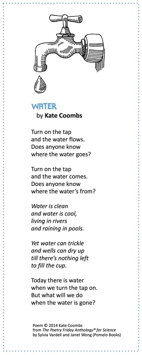 What S Our Most Precious Natural Resource Share The Poem Water By