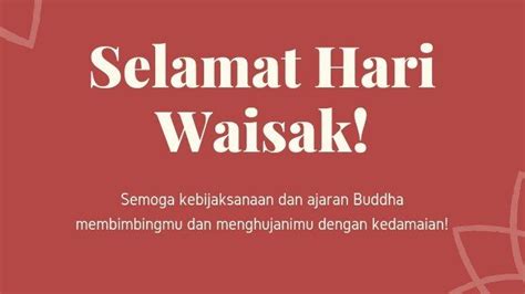 20 Quotes Atau Kata Kata Ucapan Selamat Hari Raya Waisak 2023 Penuh