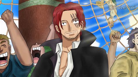 Shanks says goodbye to Luffy at East Blue! by Erukurawjin on DeviantArt