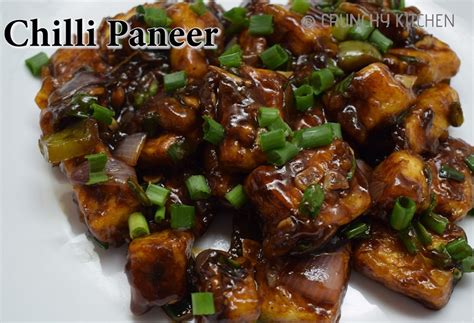 Chilli Paneer Chilli Paneer Dry Restaurant Style Chilli Paneer — Crunchy Kitchen