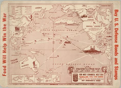 Us Pacific War Map Curtis Wright Maps