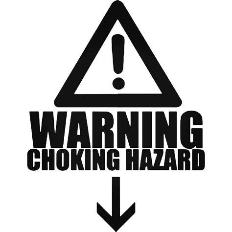 Choking Hazard Sign Printable