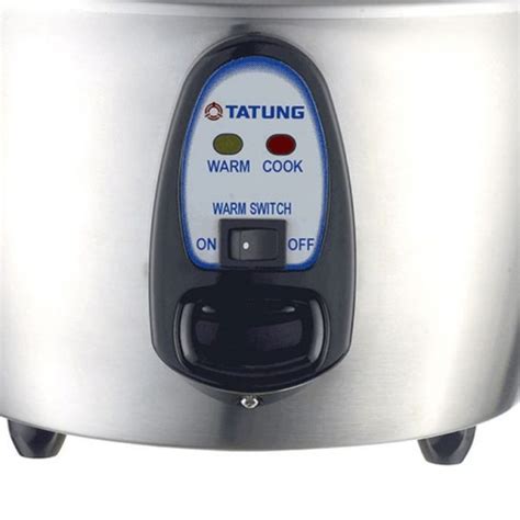 Tatung TAC-06KN 6 cups Rice Cooker & Steamer, Stainless Steel - Superco Appliances, Furniture ...