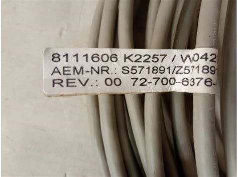 Siemens W0420 Cable PN 8111606 for Siemens MRI