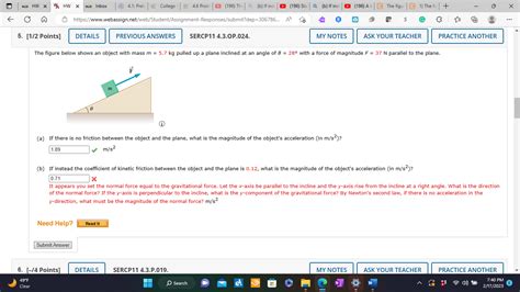 Solved The Figure Below Shows An Object With Mass M Kg Chegg