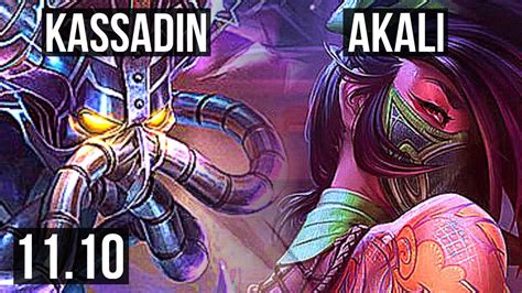 Kassadin Vs Akali Mid 517 1600 Games 17m Mastery Rank 8 Kass