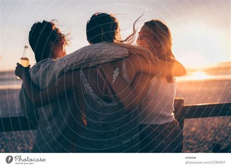 Group Of Friends Hugging