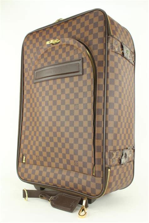 Louis Vuitton Damier Ebene Pegase 55 Rolling Luggage Trolley 6jlv107 For Sale At 1stdibs Louis