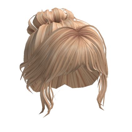 Wonderful Bun Hair Blonde Roblox