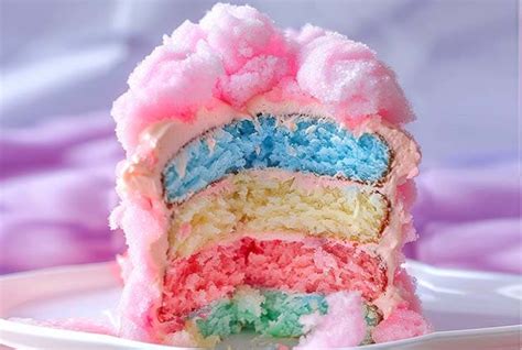 Cotton Candy Cake Recipe - Masters of Kitchen - Recipes