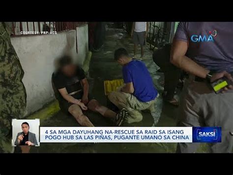 4 sa mga dayuhang na rescue sa raid sa isang POGO hub sa Las Piñas