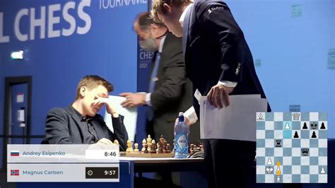 18YO Andrey Esipenko Beats Magnus Carlsen In Classical Chess Tata