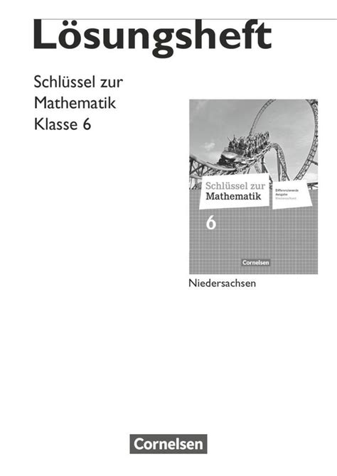 Schl Ssel Zur Mathematik Schuljahr L Sungen Zum Sch Lerbuch