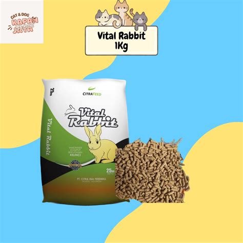 Jual MAKANAN KELINCI CITRAFEED VITAL RABBIT ORIGINAL REPACK 1kg