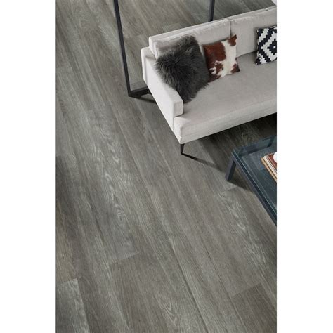 Armstrong Flooring (Sample) RenoVantage Pro Thunder Cloud Gray Wood ...