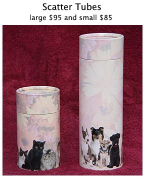 Cremation Ashes Scatter Tubes - Pets Ever After