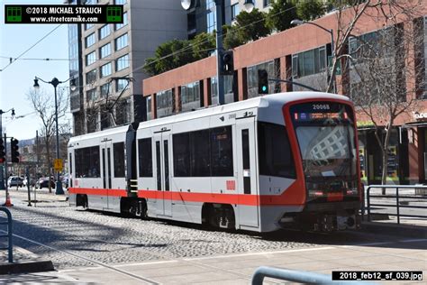 San Francisco Municipal Railway Siemens S200 Lrv4 Streetcars No 2001