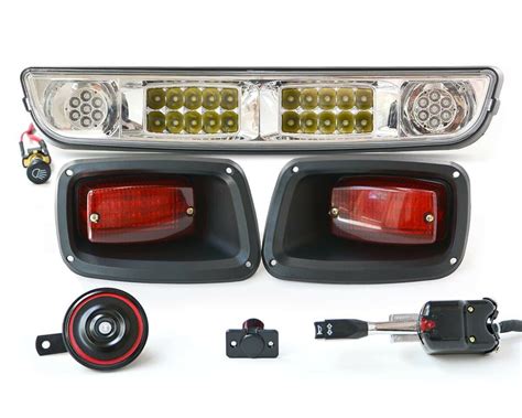 Ezgo Rxv Golf Cart Light Kit Street Legal Led Light Bar Bumper