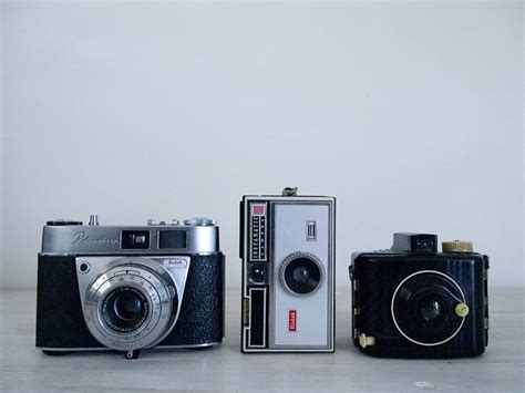 vintage film camera collection