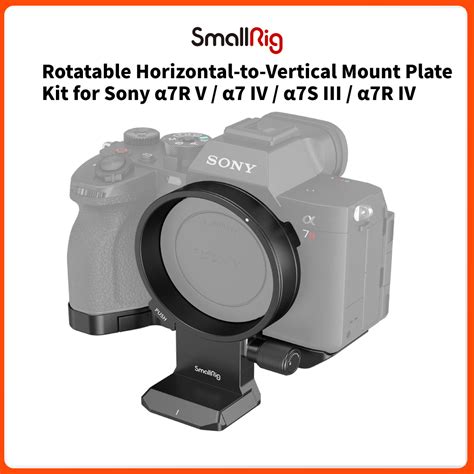 Smallrig Rotatable Horizontal To Vertical Mount Plate Kit For Sony