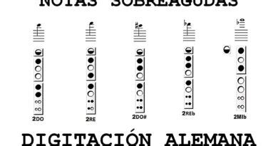 Fa Sostenido Agudo Digitaci N Alemana La Flauta Dulce