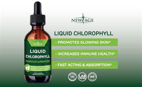 Chlorophyll Liquid Drops Natural Concentrate Energy