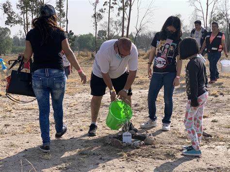 ABB y familias potosinas realizaron reforestación del parque Tangamanga