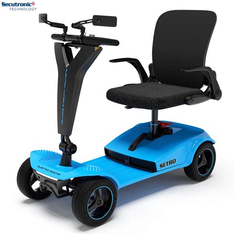 Folding Vigorous Personal 4 Wheel Golf Cart Electric Travel Mobility