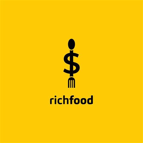 rich food logo design creative 17039781 Vector Art at Vecteezy