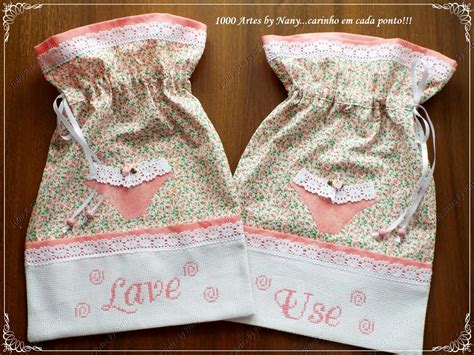 1000 Artes Saquinhos Porta Lingerie Costura