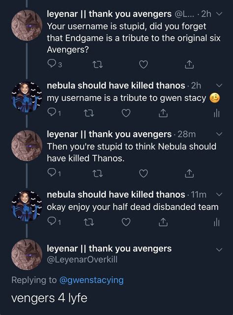 Nebula Should Have Killed Thanos On Twitter I Am In This Pit Everyday