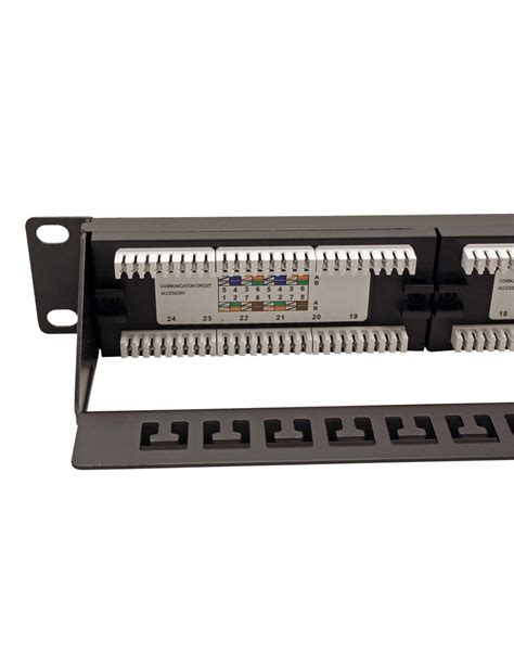 Patch Panel 19 1U 24 puertos UTP CAT6A económico