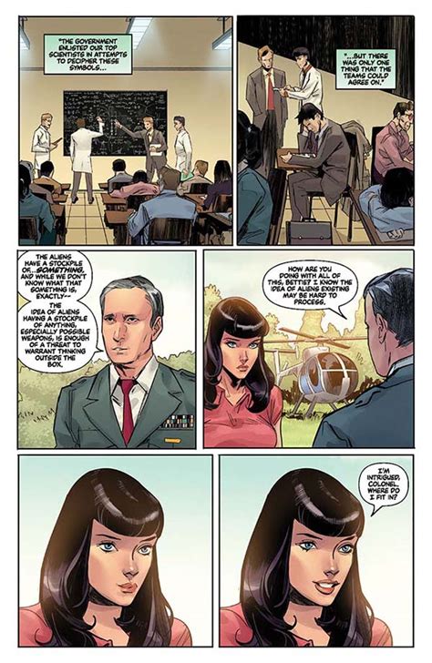 Bettie Page The Alien Agenda Tp Review The Comic Book Dispatch