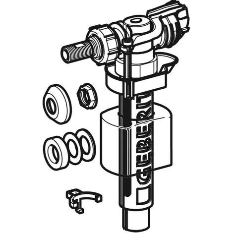 Soupape d alimentation latérale impuls 380 GEBERIT