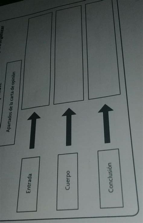 Completa El Esquema Escribiendo Lo Que Debes Considerar Para Organizar