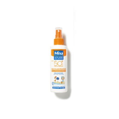 Crème Protection Solaire Pédiatrique SPF50 MIXA le spray de 200mL à