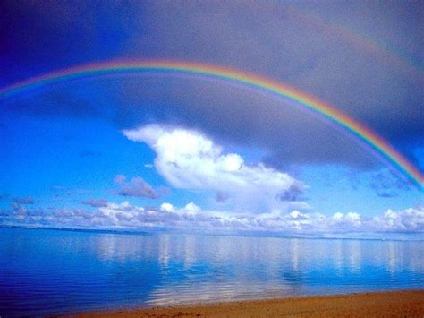 Rainbow Above Beach Wallpapers HD / Desktop and Mobile Backgrounds