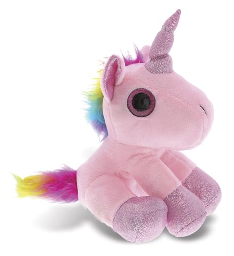 Pink Unicorn Sparkle Eyes Plush Cota Global