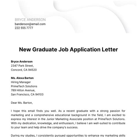 Free Job Application Letter Templates And Examples Edit Online And Download