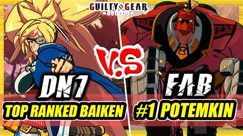 Ggst Dn Top Ranked Baiken Vs Fab Potemkin Guilty Gear