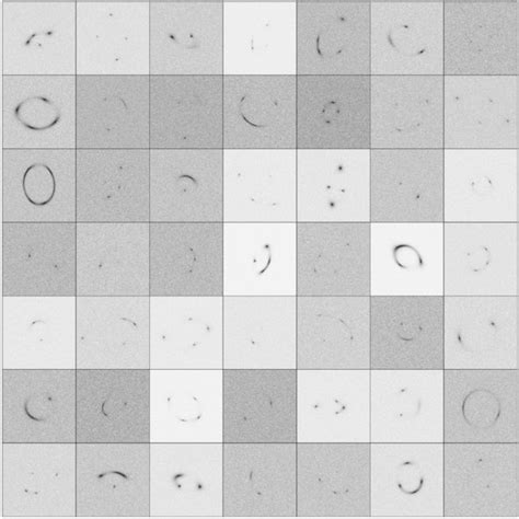 Examples of generated lensing simulations. | Download Scientific Diagram 