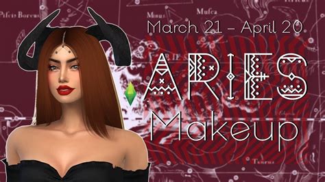 Aries Zodiac Signs The Sims 4 Criando Uma Sim Signo De Áries ♈