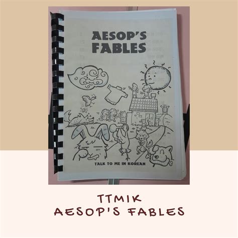 TTMIK Talk To Me In Korean Aesop S Fables Hobbies Toys Books