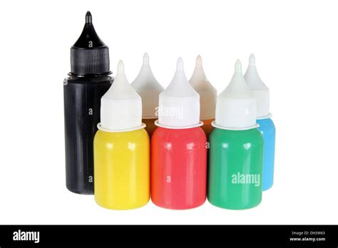 bottles  paint stock photo alamy