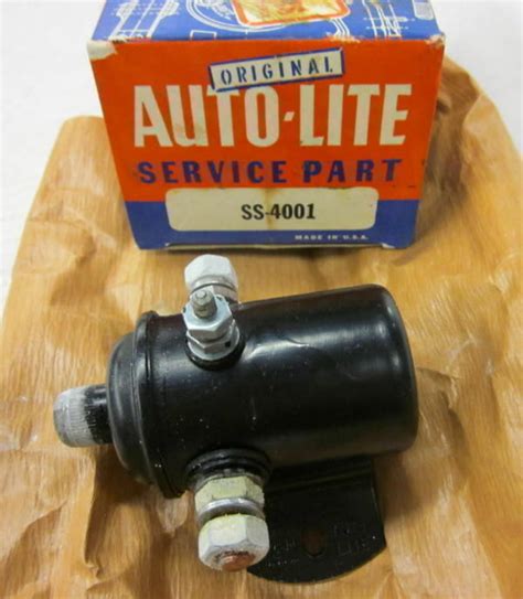 Vintage Chrysler Dodge Autolite 6 Volt Starter Solenoid SS4001 NOS EBay