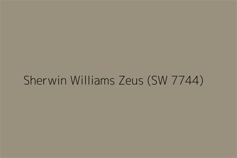 Sherwin Williams Zeus Sw 7744 Color Hex Code