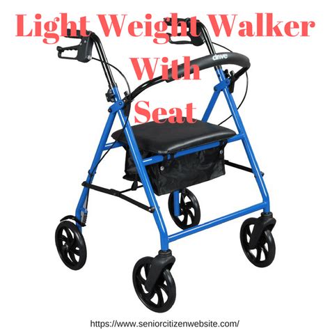 Light Weight Walker With Seat (Reviews And Buying Tips)