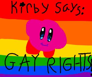 Kirby Hates Gay People Drawception